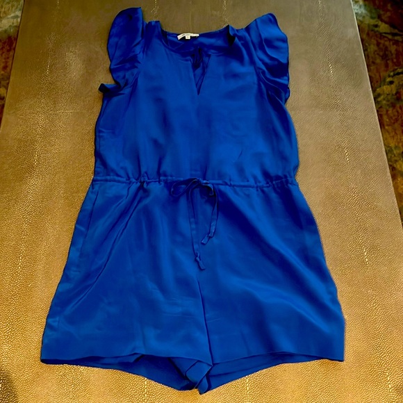 Madewell shorts romper in cobalt. S. EUC - Picture 1 of 6